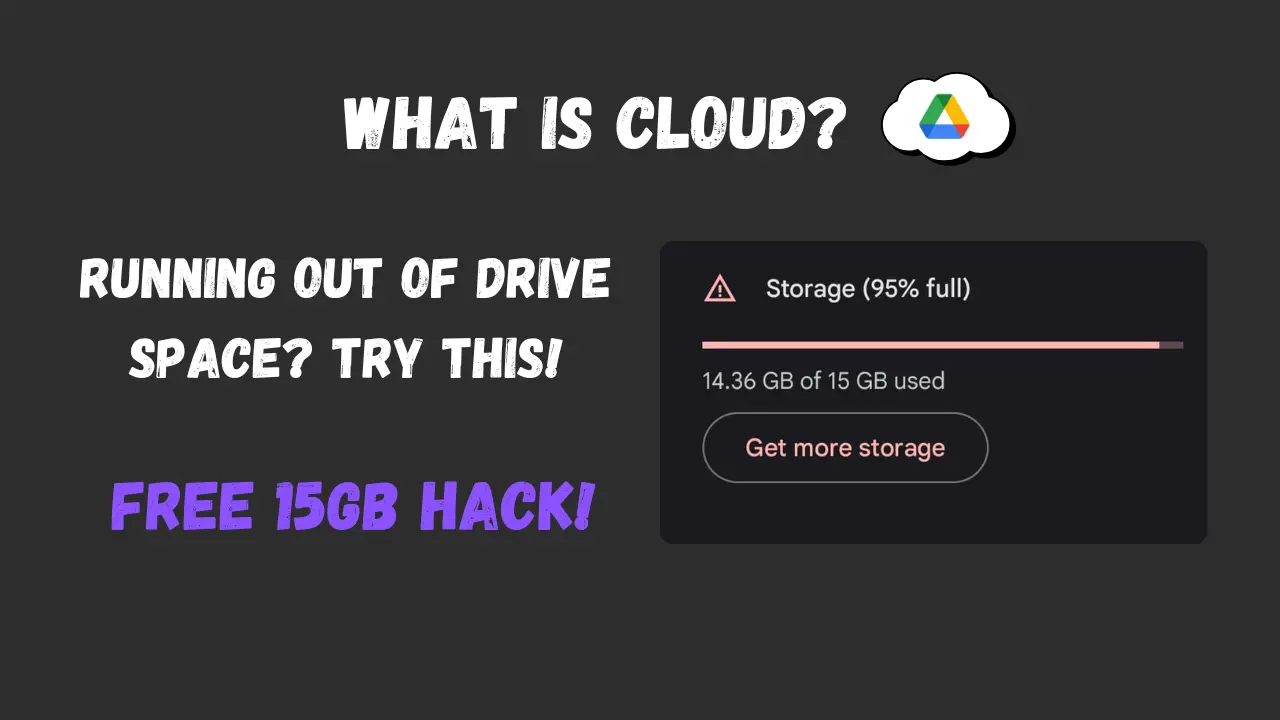 Cloud Storage Explained Simply + Hidden Google Drive Storage Hack